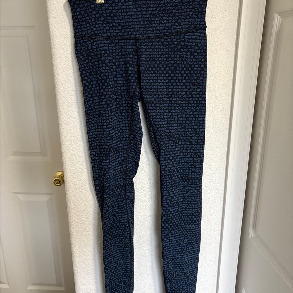 Lululemon Blue Patterned Leggings